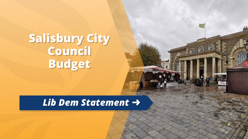 Salisbury City Council Budget Lib Dem Statement